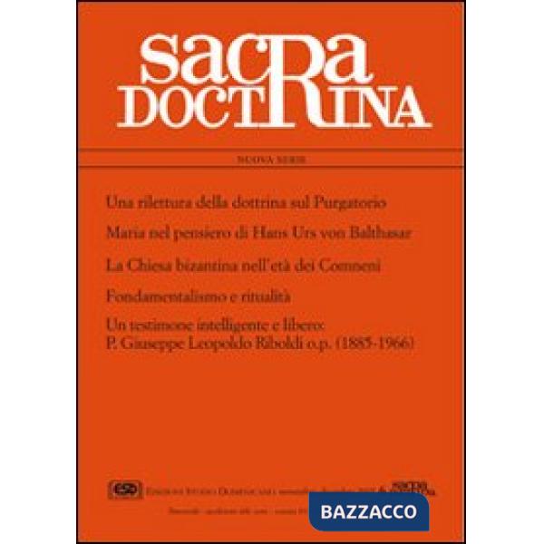 Sacra doctrina (2003). Vol. 48