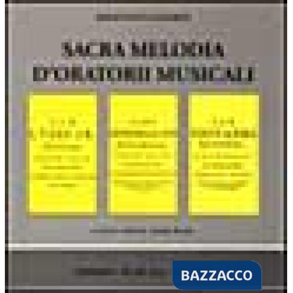 Sacra melodia d'oratorii musicali (rist. anast. Roma, 1678)