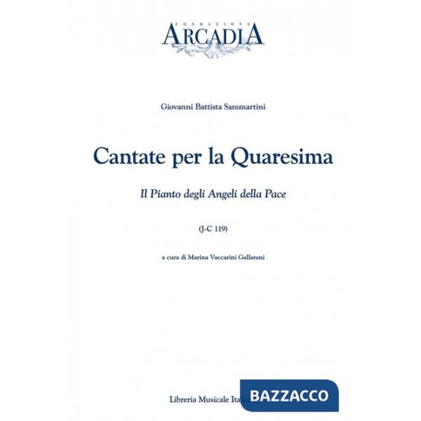 Cantate per la Quaresima. Il pianto degli angeli della pace (J-C 119)