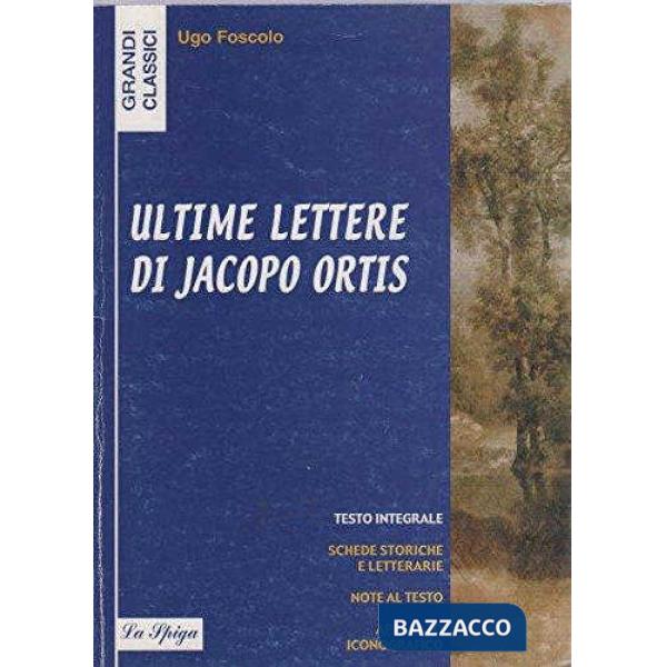 ULTIME LETTERE DI JACOPO ORTIS