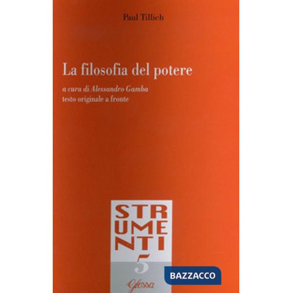 Filosofia del potere. Testo tedesco a fronte (La)
