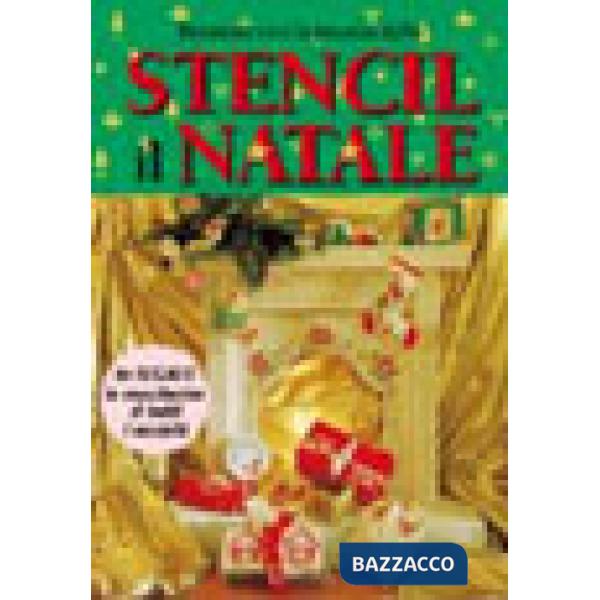 Decorare con la tecnica dello stencil il Natale