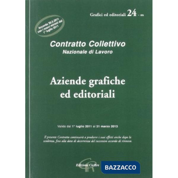 CCNL aziende grafiche ed affini, aziende editoriali anche multimediali
