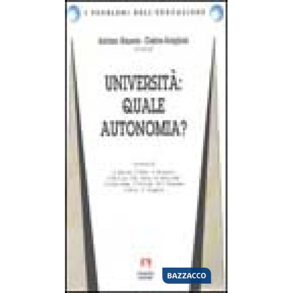 Università: quale autonomia?