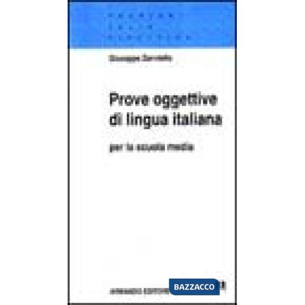 Prove oggettive di lingua italiana per la scuola media
