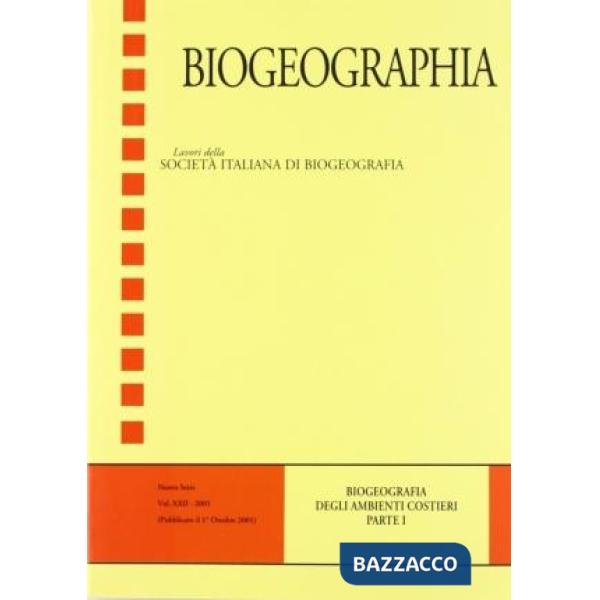 Biogeografia degli ambienti costieri mediterranei. Vol. 1
