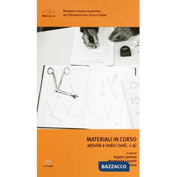 Materiali in corso. Attività e indici