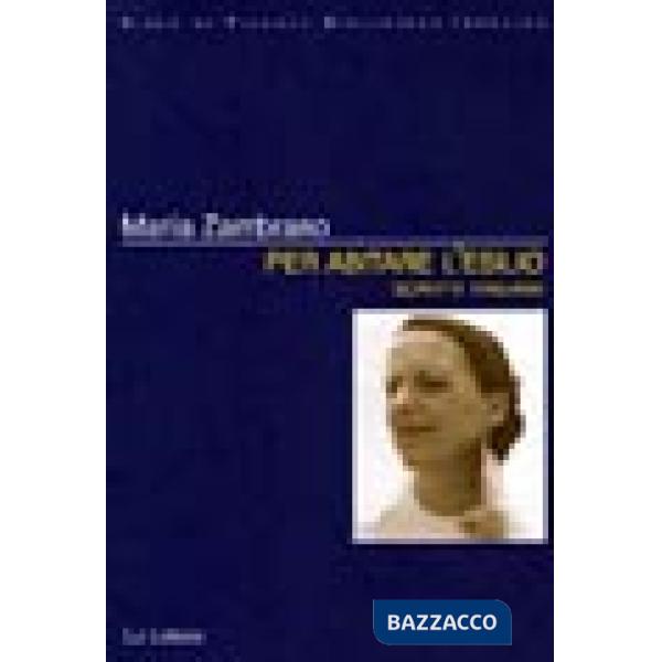 Per abitare l'esilio. Scritti italiani