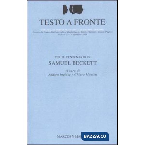 Testo a fronte. Vol. 35