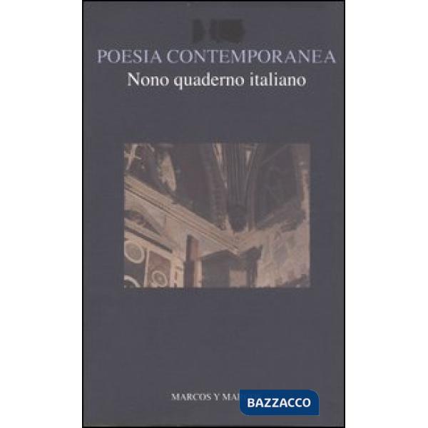 Nono quaderno italiano di poesia contemporanea