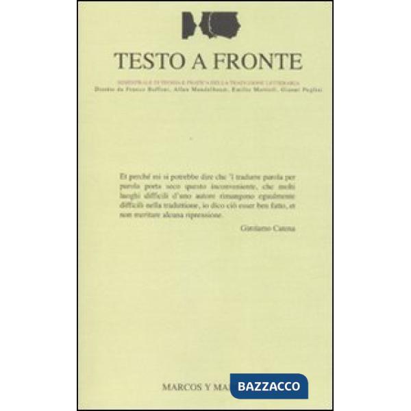 Testo a fronte. Vol. 36