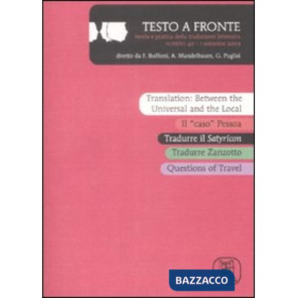 Testo a fronte. Vol. 40