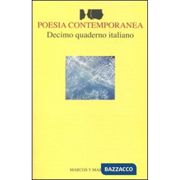 Decimo quaderno italiano di poesia contemporanea