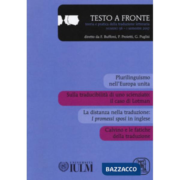 Testo a fronte. Vol. 56