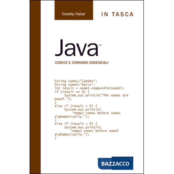 Java. Codice e comandi essenziali