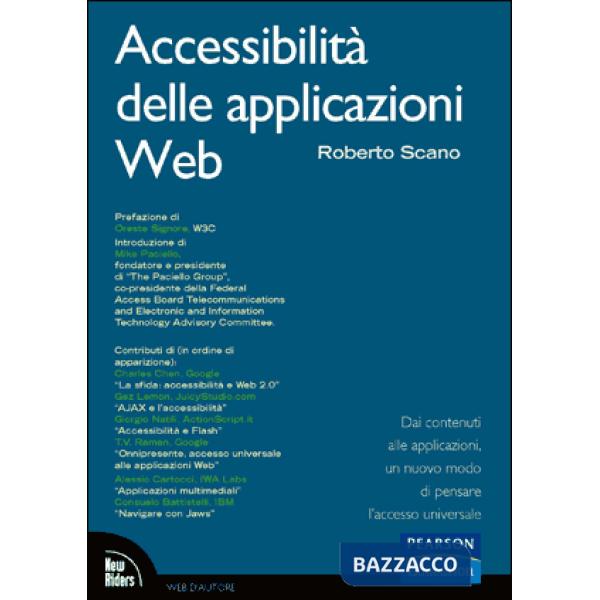 Accessibilità delle applicazioni web. Dai contenuti alle applicazioni, un nuovo 