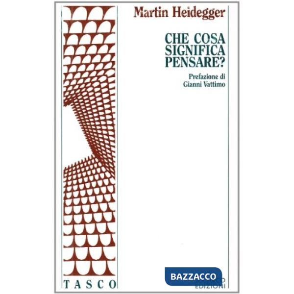 Che cosa significa pensare?