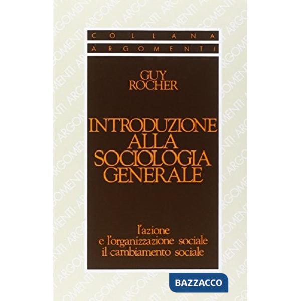Introduzione alla sociologia generale