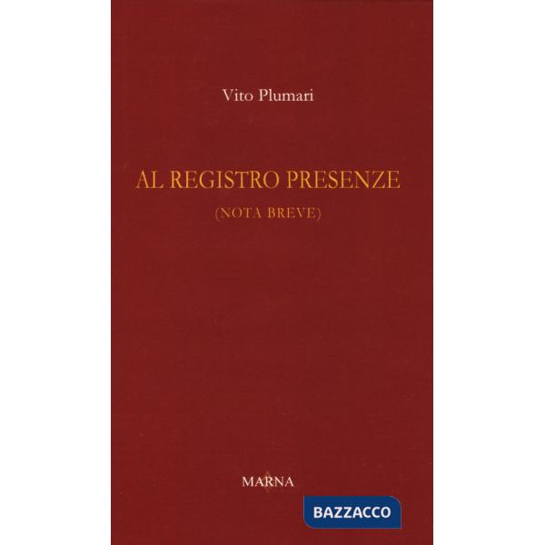 Al registro presenze (nota breve)