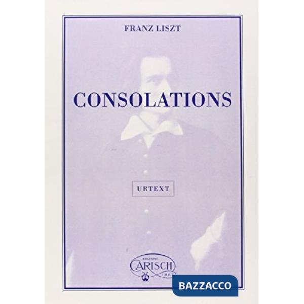 Liszt Franz, Consolations. Ediz. italiana, inglese, spagnola e francese (spartiti musicali)
