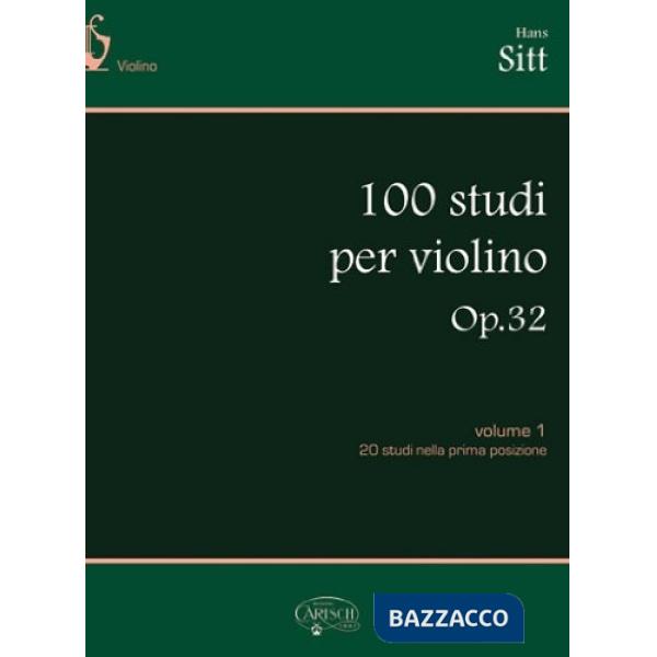 Sitt Hans. 100 studi, Op. 32, per violino. Vol. 1 (spartiti musicali)