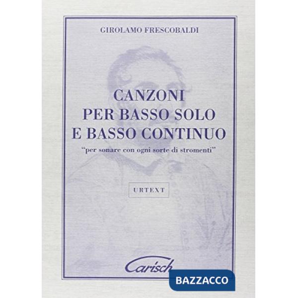Canzoni per basso (urtext)