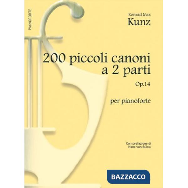 200 piccoli canoni op.14