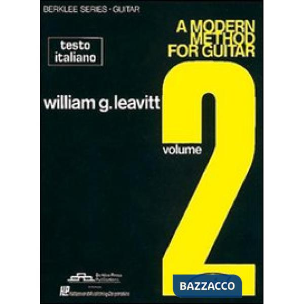 Modern method for guitar (A). Vol. 2