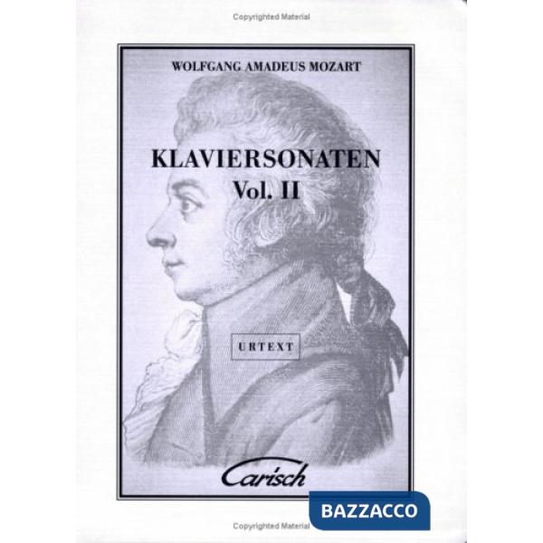 Mozart Wolfgang Amadeus, Klaviersonaten Vol. II (spartiti musicali)
