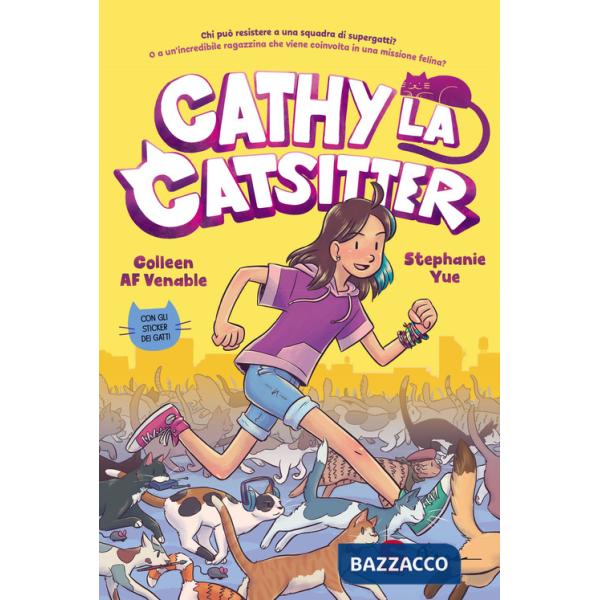 Cathy la catsitter. Con adesivi