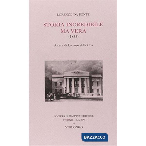 Storia incredibile ma vera (1833)