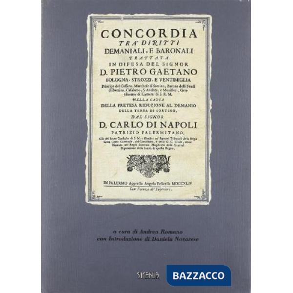 Concordia tra diritti demaniali e baronali