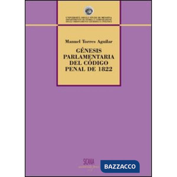 Gènenis parlamentaria del código penal de 1822