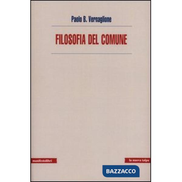 Filosofia del comune
