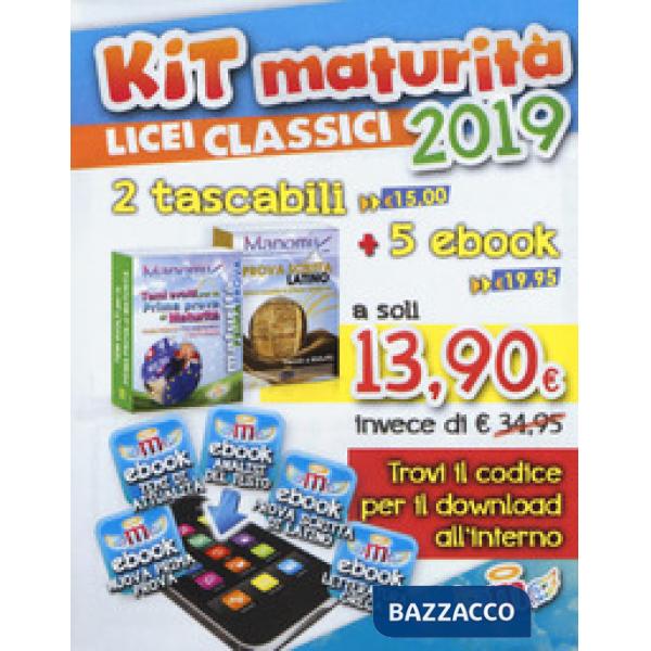 Manomix. Kit maturità 2019. Licei classici: Temi svolti per la prima prova di ma