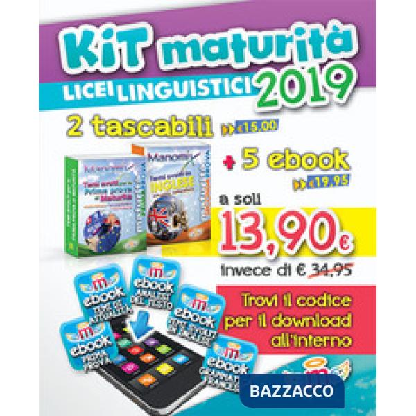 Manomix. Maturità per Licei linguistici 2019. Kit: 2 tascabili-5 e-book