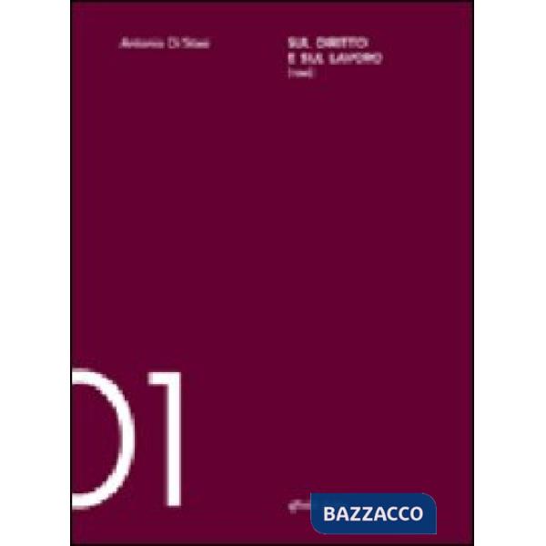 Sul diritto e sul lavoro