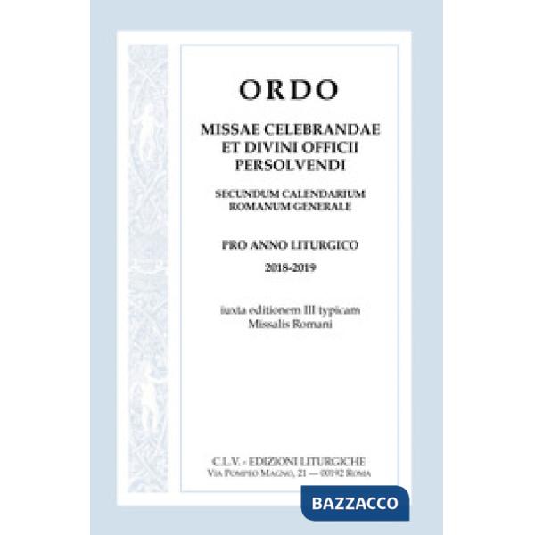 Ordo Missae celebrandae et Divini Officii persolvendi, secundum calendarium roma