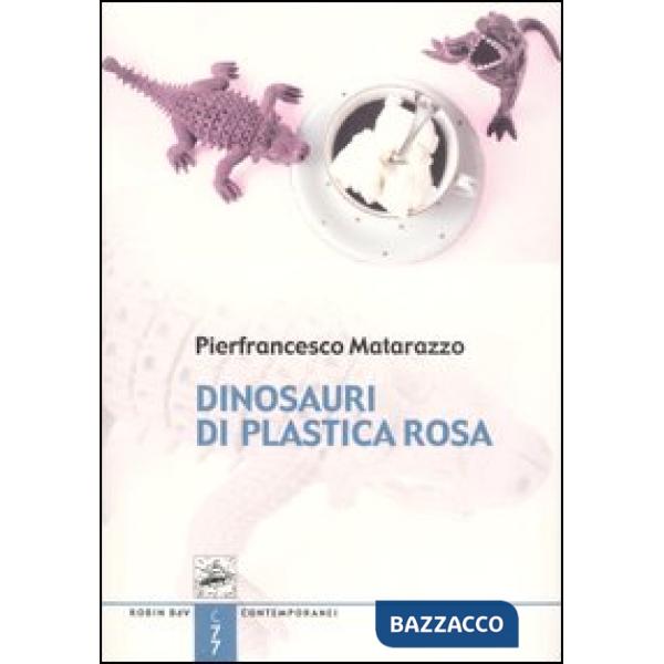 Dinosauri di plastica rosa