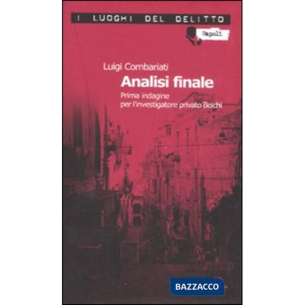 Analisi finale. Prima indagine per l'investigatore privato Bolchi