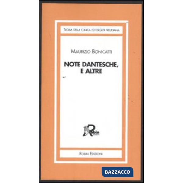Note dantesche, e altre