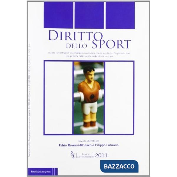 Diritto dello sport (2011) vol. 2-3