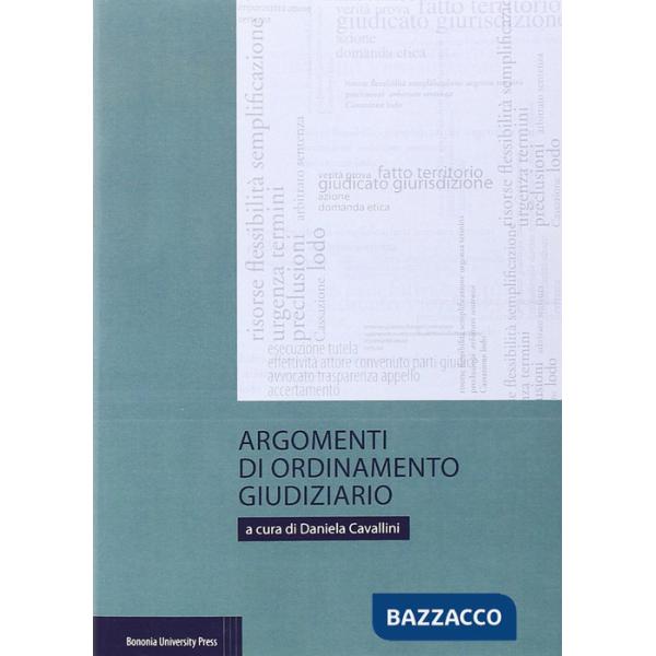Argomenti di ordinamento giudiziario
