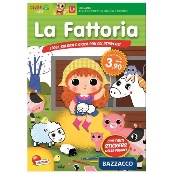 Animali della fattoria. Con adesivi (Gli)