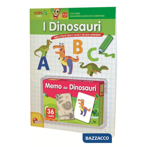 CAROTINA QUADERNO-GIOCO I DINOSAURI. EDIZ. ILLUSTR