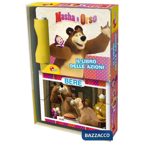 Masha e Orso. Le azioni. Con adesivi e 8 mini puzzle. Ediz. illustrata