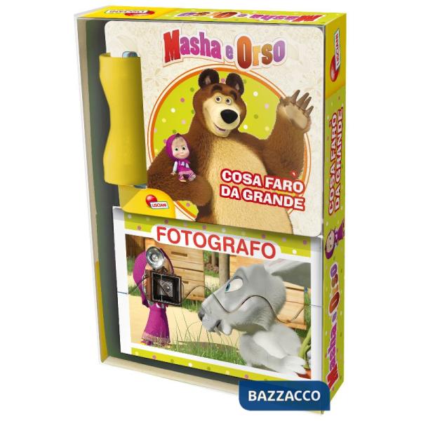 MASHA E ORSO. COSA FARO' DA GRANDE. CON ADESIVI E