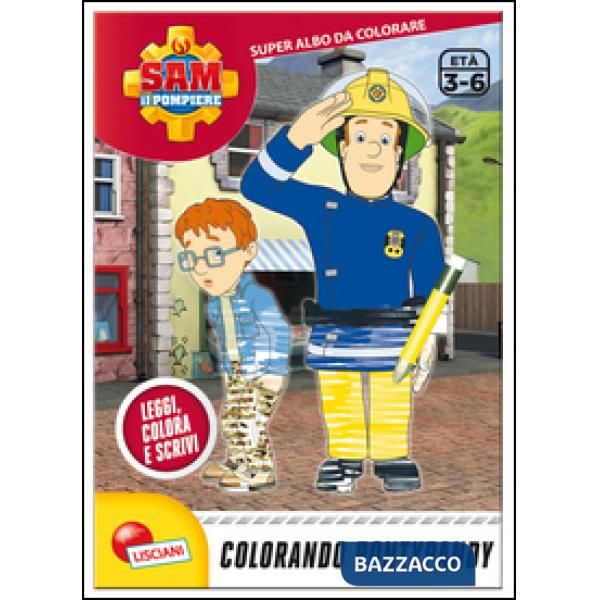 SAM IL POMPIERE. COLORANDO PONTYPANDY. ALBO DA COL