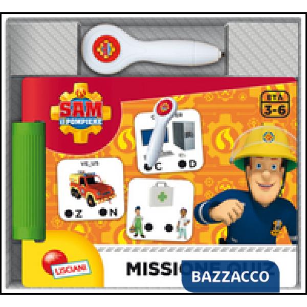 SAM IL POMPIERE. LIBRO QUIZ CON PENNA ELETTRONICA.