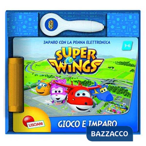 SUPER WINGS LIBRO PENNA ELETTRONICA QUIZ E IMPARA